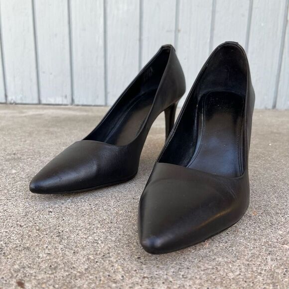 MICHAEL Michael Kors Alina Flex Pump in Black Leather - SZ 8.5 - Picture 2 of 9